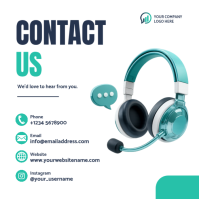 Contact Us Corporate Business Information Instagram Customer Support Communication Services Instagram-opslag template