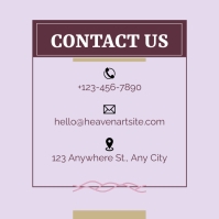 Contact Us Instagram Post Template | PosterMyWall