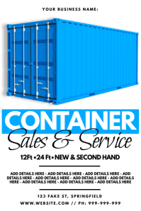 Promo Container Graphics 100+ container Customizable Design Templates | PosterMyWall