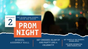 Contemporary Prom Night Invitation Facebook C template