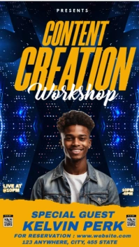 Content Creator Workshop Instagram Story template