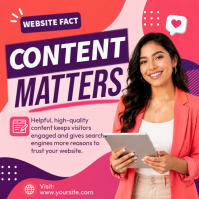 Red Content Marketing Iphosti le-Instagram Template