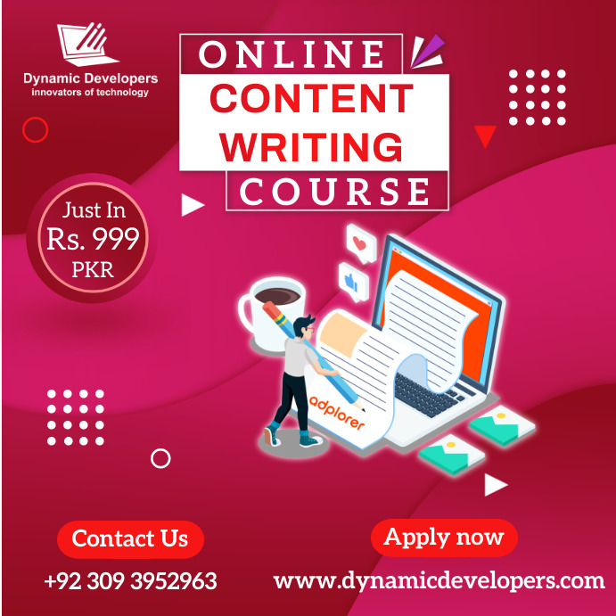 Content Writing Post Design Template | PosterMyWall