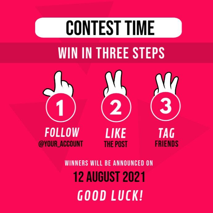 Contest Template | PosterMyWall