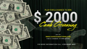 Contest Giveaway cash facebook ad template