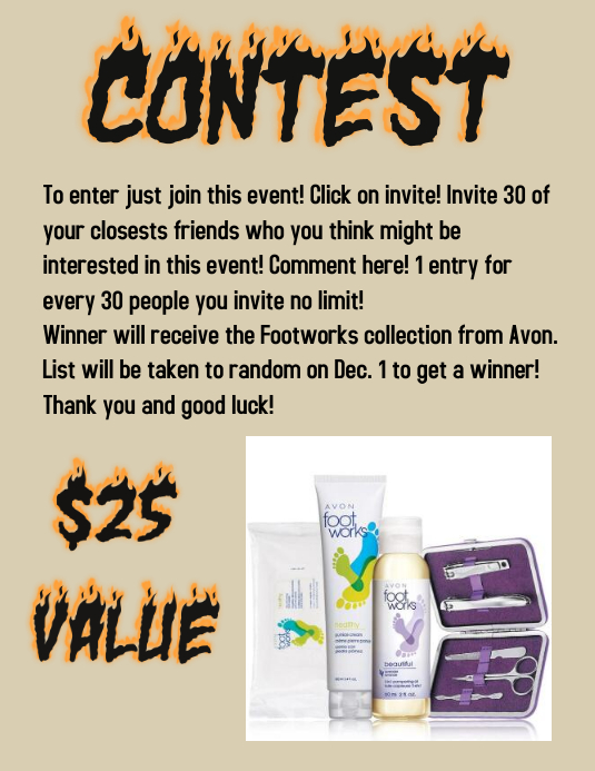 Contest template PosterMyWall