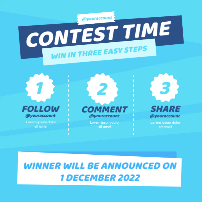 Contest Template | PosterMyWall