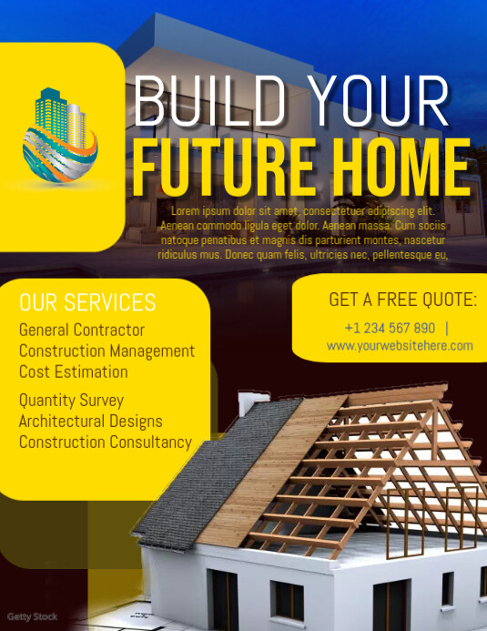 contractor flyer Template | PosterMyWall