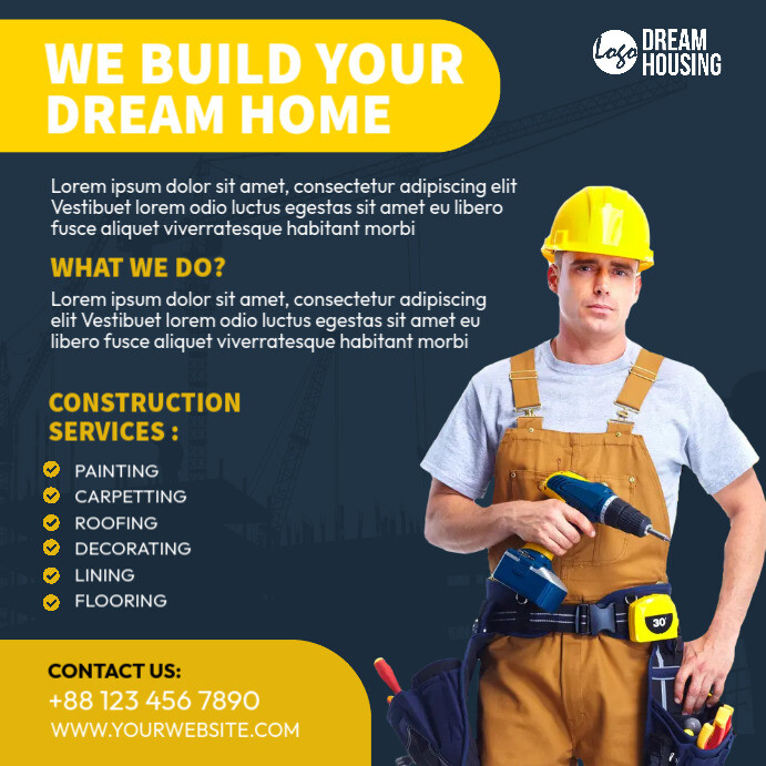 Plantilla de contractor flyer | PosterMyWall