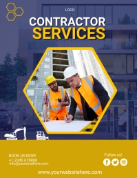contractor services Template | PosterMyWall