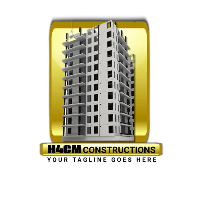 real estate logo, construction, agency, building, service logo, Logotyp template