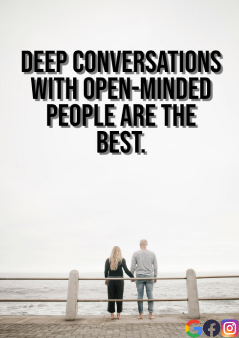 CONVERSATION AND PEOPLE QUOTE TEMPLATE A3