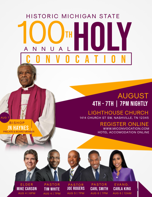 100th Convocation Flyer Template | PosterMyWall