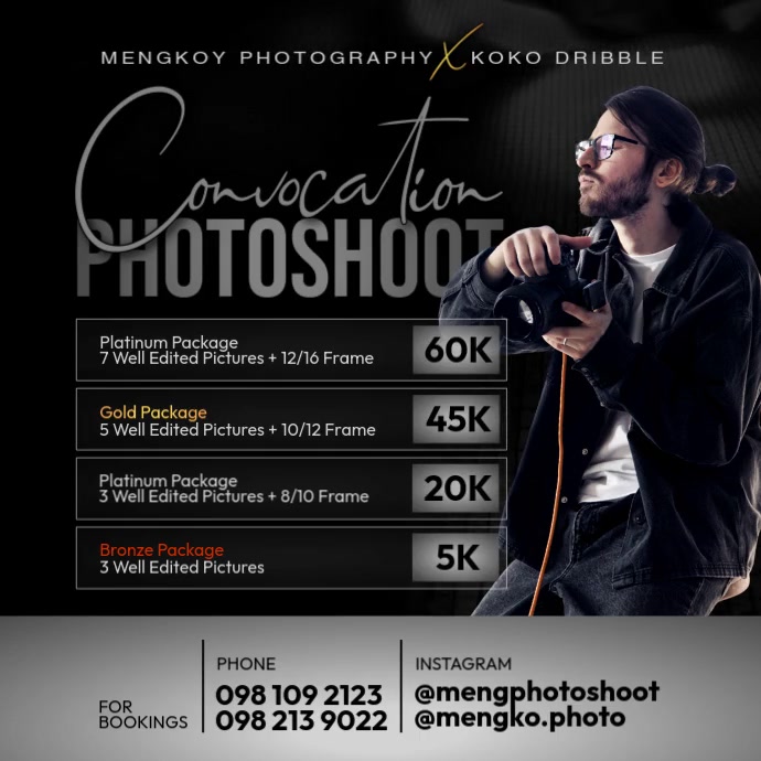 Convocation Photoshoot Template | PosterMyWall