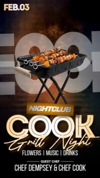 Large Event Cook Posts Cook Night Event Template | PosterMyWall