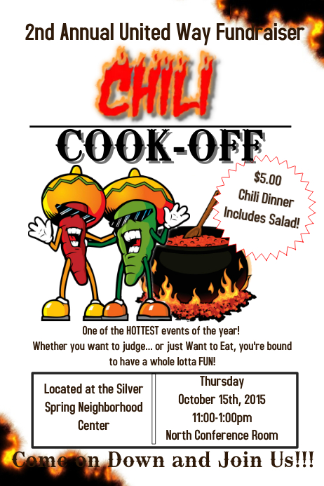 Cook Off Template | PosterMyWall