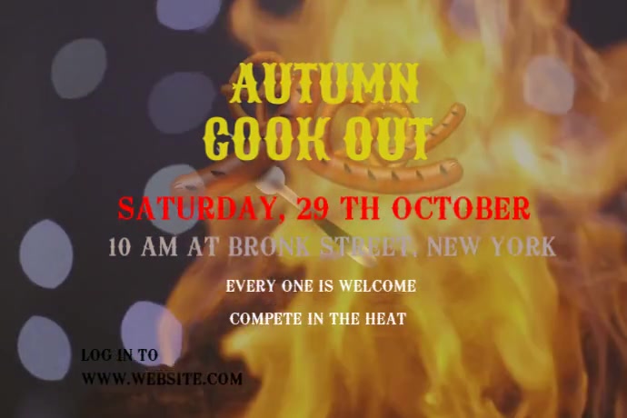 Cook Out Template PosterMyWall
