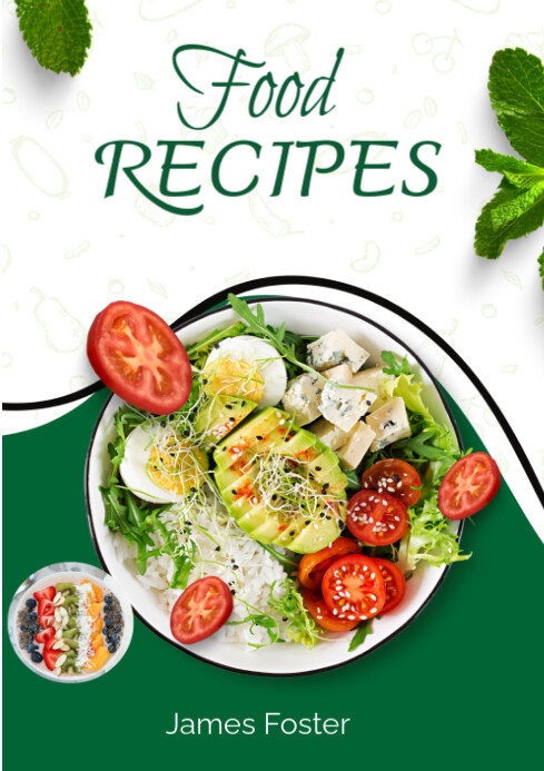 Cookbook cover Template | PosterMyWall