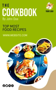 Cookbook Cover Template Portadas de libro/Kindle