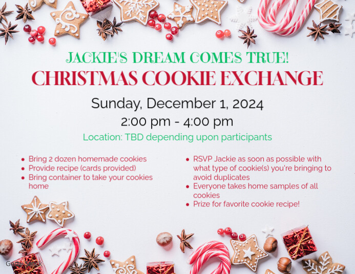 Cookie Event Flyer