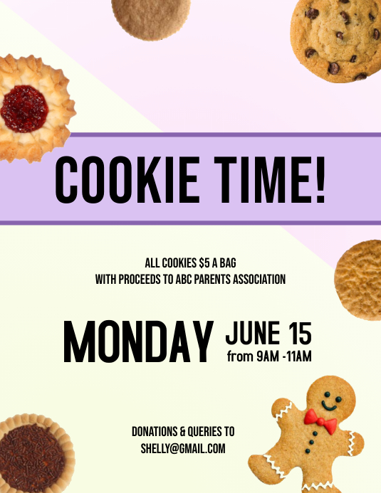 Cookie Exchange Flyer Template PosterMyWall