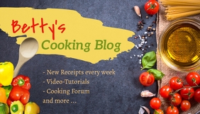 Cooking Blog Header Template | PosterMyWall