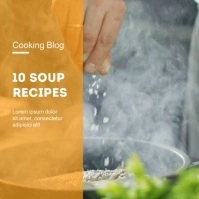 cooking blog recipes template promo ad video Isikwele (1:1)