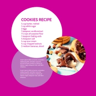 Cooking Blog Template Advert Marketing Persegi (1:1)