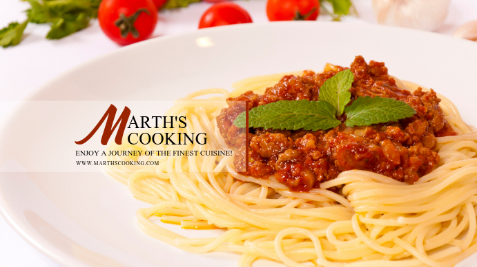 Cooking Channel Youtube Cover Art template