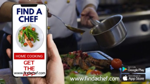 Cooking Chef Restaurant App Template Umbukiso Wedijithali (16:9)