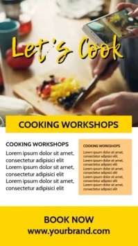 Cooking Class Blog Food Influencer Story Ad template