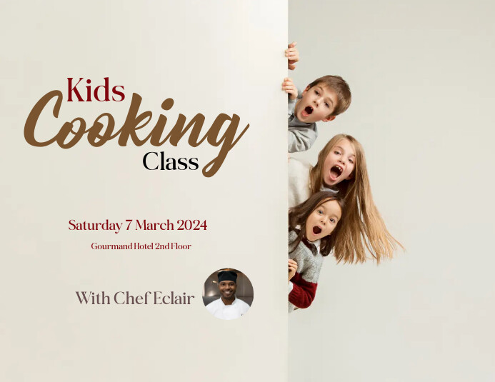 Cooking Class Template PosterMyWall