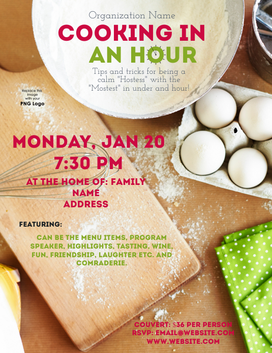 cooking class Template | PosterMyWall