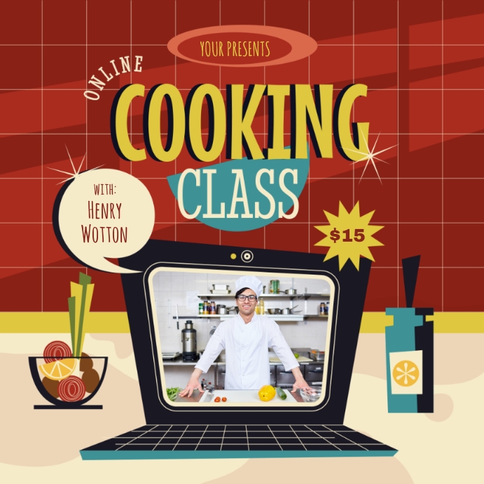 cooking class Template | PosterMyWall