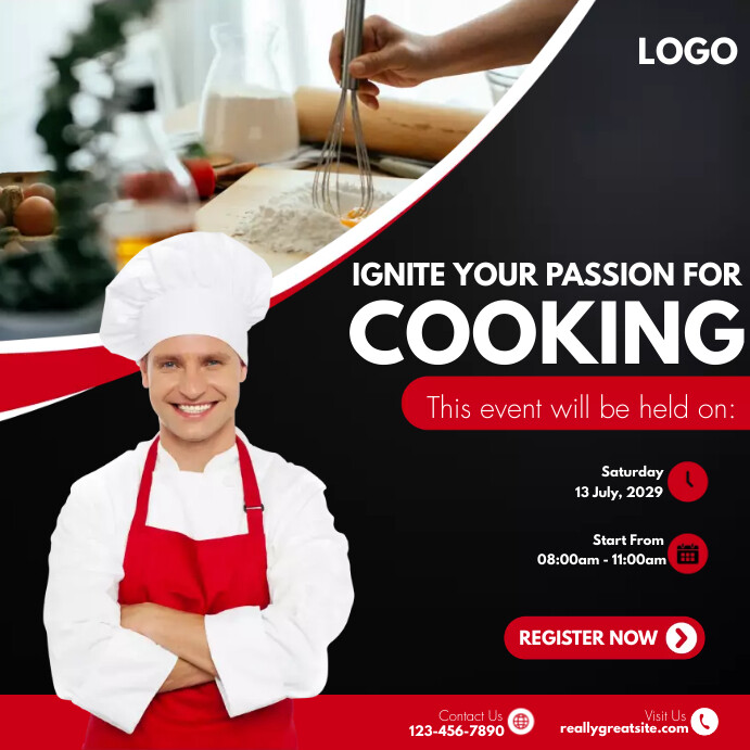 COOKING CLASSES CULINARY COOKING CLASS FLYERS Template | PosterMyWall
