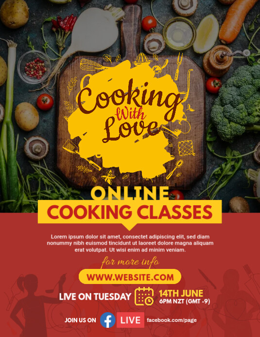 Cooking Classes Flyer Template | PosterMyWall