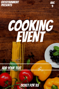 Large Event Cook Posts cooking event flyer template | PosterMyWall