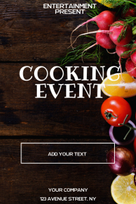 Large Event Cook Posts cooking event flyer template | PosterMyWall