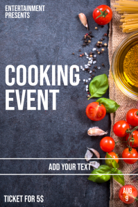 cooking event flyer template | PosterMyWall