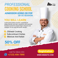 Cooking Lessons Flyer Template | PosterMyWall