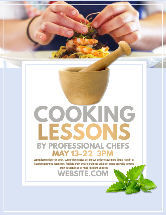 Cooking Template PosterMyWall