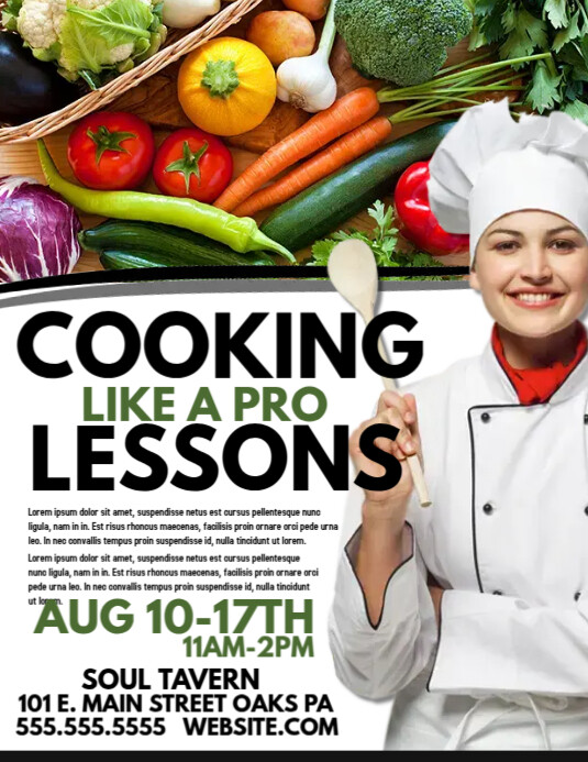Copy of Cooking | PosterMyWall