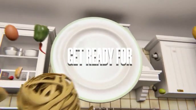 COOKING SHOW Digital Display (16:9) template