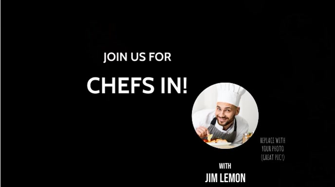 COOKING SHOW Template | PosterMyWall