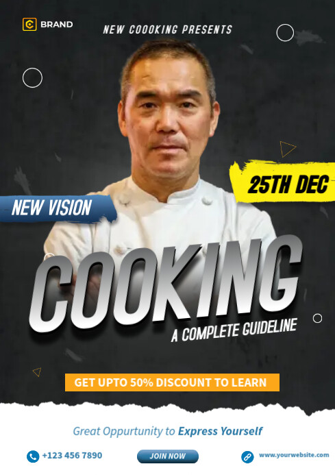 Cooking Template | PosterMyWall