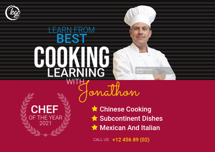 Cook Training Forms Cooking Training Template | PosterMyWall