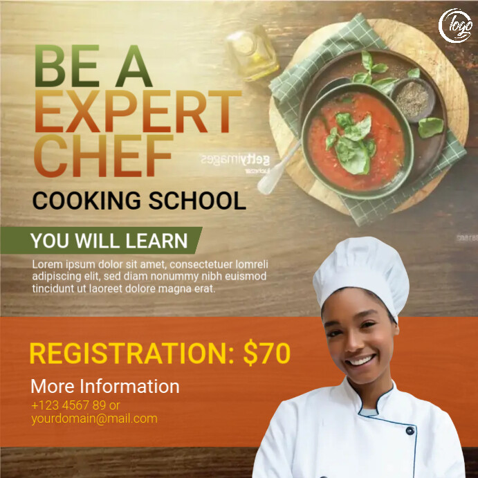 Cook Training Template Cooking Training Template | PosterMyWall