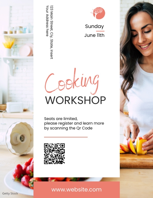 Cooking Fever Qr Code cooking workshop qr code template design | PosterMyWall