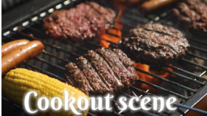 Brun Cookout Digital Display Template