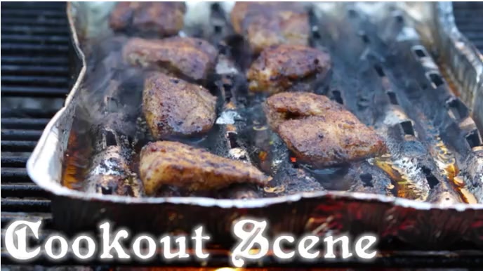 Cookout Digitalt display (16:9) template